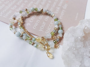 *RESTOCK* BLOOM WELLNESS BRACELET- FOR JOY, POSITIVITY, WEALTH, ADAPTABILITY