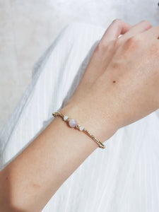 JACIE BAR BRACELET- KUNZITE FOR TRUST AND LOVE