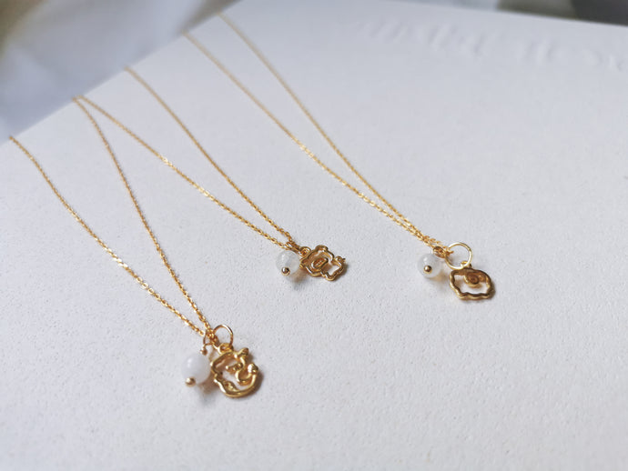 ZODIAC CHARM NECKLACE- GOLD