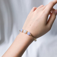 Load image into Gallery viewer, ARIS WELLNESS BRACELET (BLUE LACE AGATE)- HEALING AND CALMING