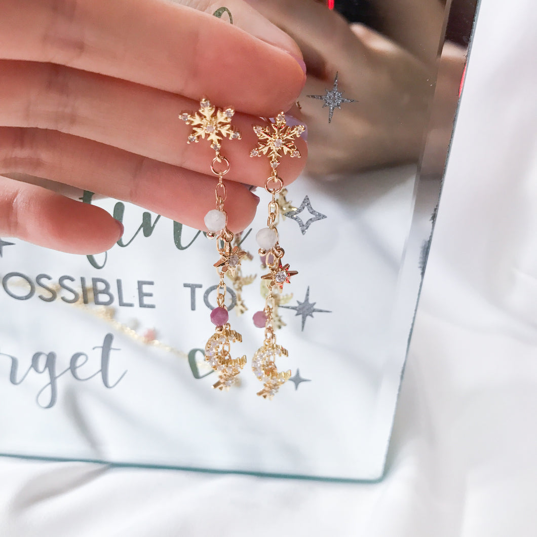 BIANCA XMAS EARRINGS- FOR NEW BEGINNINGS AND HAPPINESS