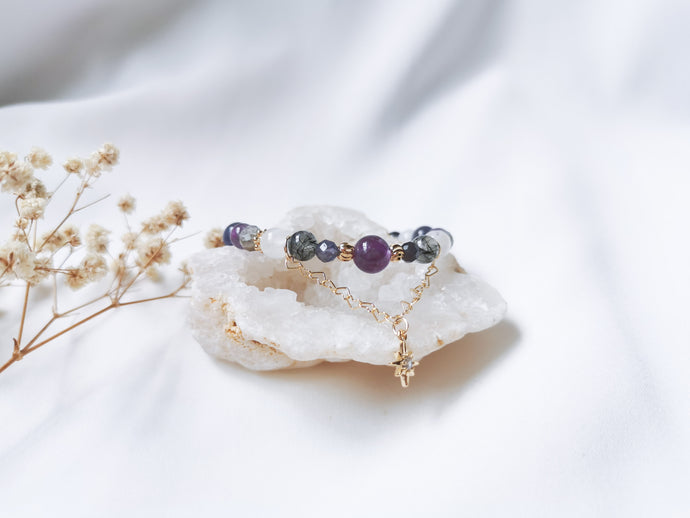 DELPHINE WELLNESS BRACELET- FOR PROTECTION, WISDOM, AWARENESS, STRENGTH, FEMININITY