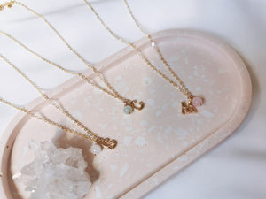 EVERYDAY INITIALS NECKLACE- FOR A TO M