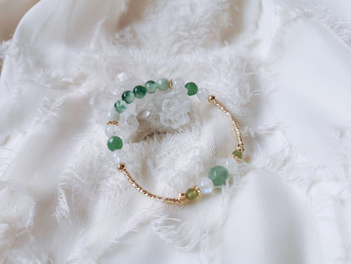WILLOW WELLNESS BRACELET- FOR OPPORTUNITY, NEW BEGINNINGS, LOVE, JOY, LUCK, HARMONY