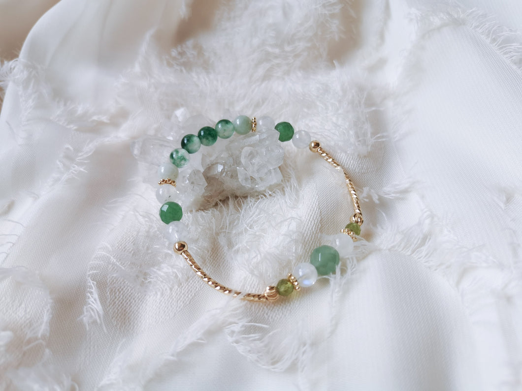 WILLOW WELLNESS BRACELET- FOR OPPORTUNITY, NEW BEGINNINGS, LOVE, JOY, LUCK, HARMONY