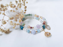 Load image into Gallery viewer, BLUEBELL WELLNESS BRACELET- FOR CALMING, CONFIDENCE, CLARITY, PEACE, STRENGTH