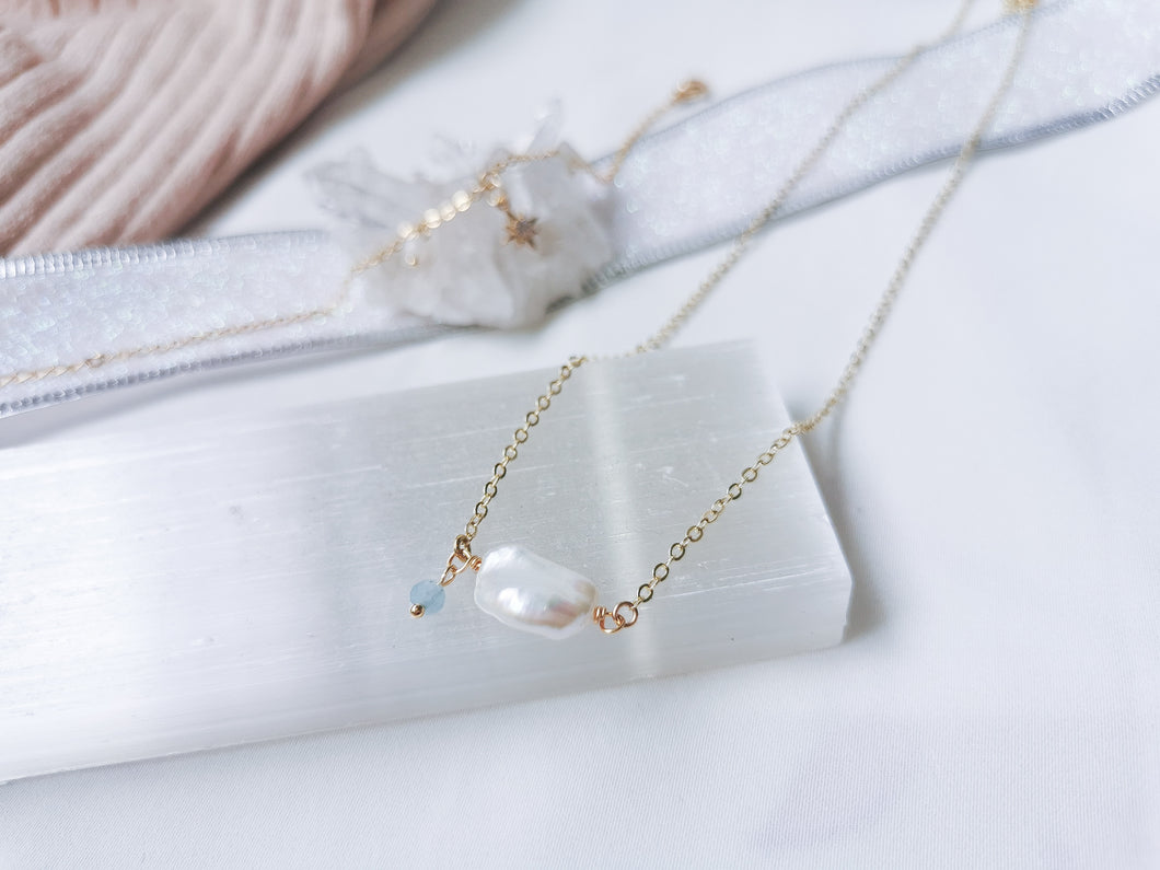 RUMI KESHI PEARL NECKLACE