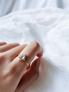 *RESTOCK* KIARA MOONSTONE RING- FOR NEW BEGINNINGS AND STRENGTH