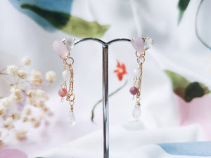 AMIA LOVE DANGLE EARRING- FOR SELF LOVE AND EMOTIONAL BALANCE