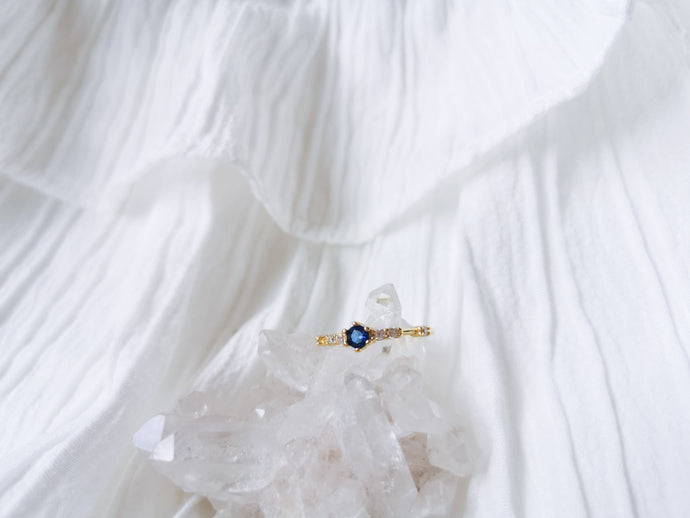 ALETTE KYANITE RING