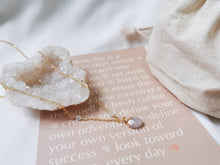 Load image into Gallery viewer, BIEL NECKLACE- ROSE QUARTZ